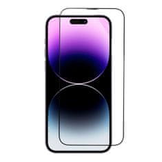 OEM 5D Full Glue Tempered Glass - za iPhone X črn + aplikator