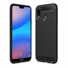 OEM CARBON etui za HUAWEI P20 LITE črn