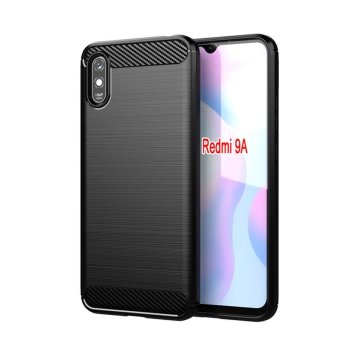 OEM CARBON etui za XIAOMI Redmi 9A / 9AT črn