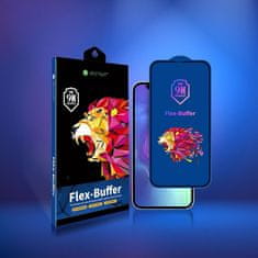BESTSUIT Hibridno steklo Bestsuit Flex-Buffer 5D z antibakterijskim premazom Biomaster za iPhone Xs Max/11 Pro max črno