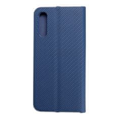 OEM LUNA Book Carbon torbica za SAMSUNG A50 modra