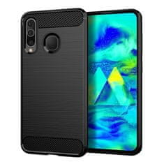 OEM CARBON etui za SAMSUNG A20S črn