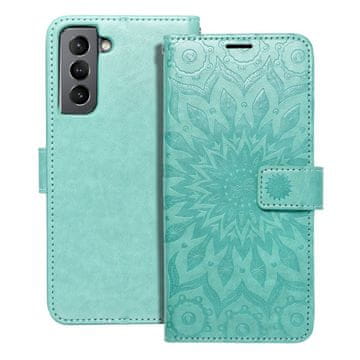 OEM Torbica MEZZO Book za SAMSUNG S21, mandala, zelena
