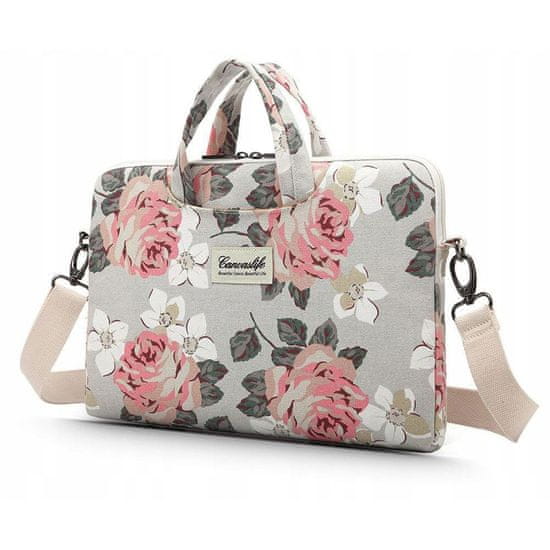 Canvaslife Torba za prenosnike Canvaslife 13"-14" - White Rose