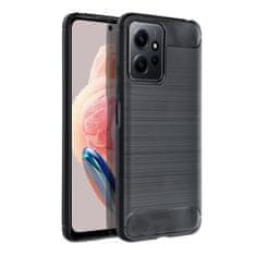 OEM CARBON etui za XIAOMI Redmi Note 12 5G črn