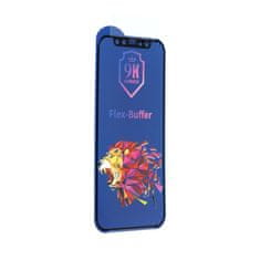 BESTSUIT Hibridno steklo Bestsuit Flex-Buffer 5D z antibakterijskim premazom Biomaster za iPhone 12 mini črno