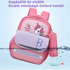 Dollcini elegantna šolska torba, nahrbtnik, elegantna torba za vsak dan, potovalna, študentska torba, temno roza