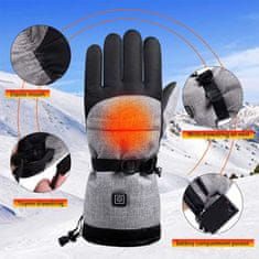 Dollcini Ženske rokavice, zimske outdoor ogrevane rokavice, polnilna baterija