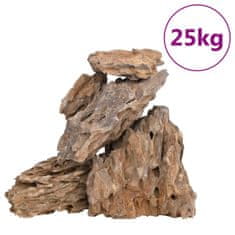 Vidaxl Zmajev kamen 25 kg mešane barve 10-30 cm