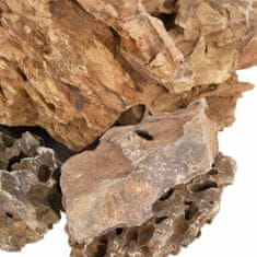 Greatstore Zmajev kamen 25 kg rjavi 5-30 cm