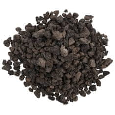 Vidaxl Vulkanski kamen 10 kg črn 1-2 cm