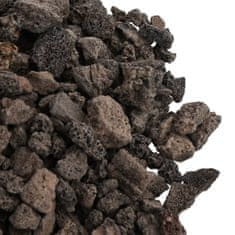 shumee Vulkanski kamen 25 kg črn 1-2 cm