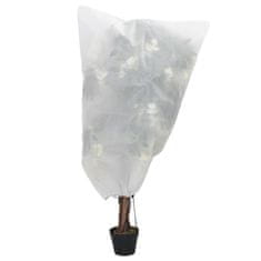 Vidaxl Prevleka za rastline iz flisa z vrvico 12 kosi 70 g/m² 0,8x1 m