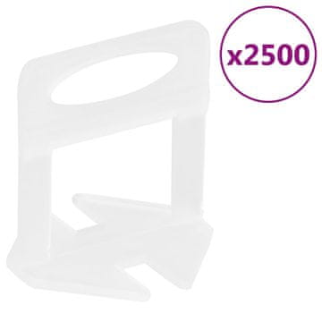 Vidaxl Sponke za izravnavo ploščic 2500 kosov 1,5 mm