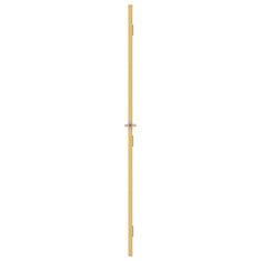 Vidaxl Notranja vrata ozka zlata 76x201,5cm kaljeno steklo in aluminij