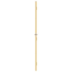 Vidaxl Notranja vrata ozka zlata 76x201,5cm kaljeno steklo in aluminij