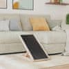Rampa za pse siva 70x35 cm trden les jelke