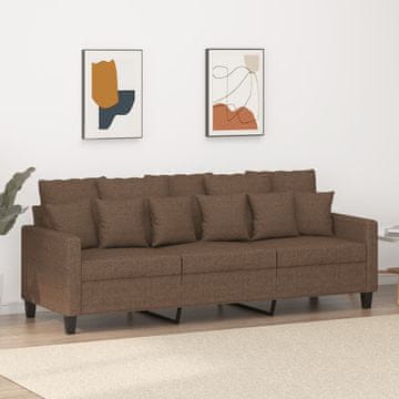 Vidaxl vidaXL Trosed, rjav, 180 cm, oblazinjen s tkanino