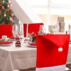 Netscroll Praznična prevleka za stole (4 kosi), darila, ideja za darila, božična darila, ChairSanta