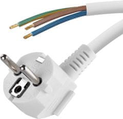 Emos S14313 priključni kabel, PVC, 3x1,0 mm, 3 m, bel