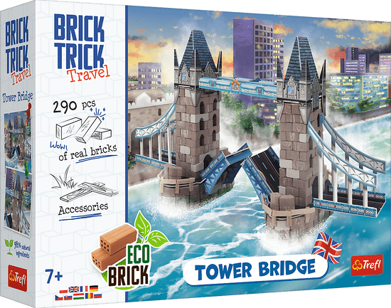 Trefl BRICK TRICK Potovanje: Tower Bridge L 290 delov