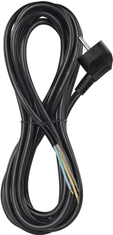 Emos S18325 priključni kabel, PVC, 3x1,5 mm, 5 m, črn