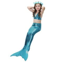 Master MASTER Kostum morske deklice Ariel in kopalke, 120 cm