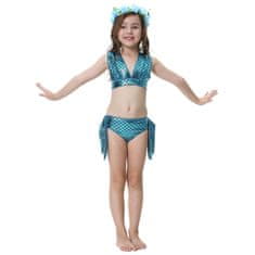 Master MASTER Kostum in kopalke morske deklice Ariel, 130 cm