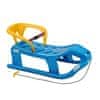 Plastične sani Snow Star z nosilcem, modre