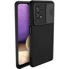 Nexeri Nexeri ovitek s pokrovčkom, Samsung Galaxy A32 4G / LTE, črn