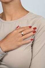 Brilio Silver Eleganten srebrn prstan z opali in cirkoni RI106W (Obseg 52 mm)