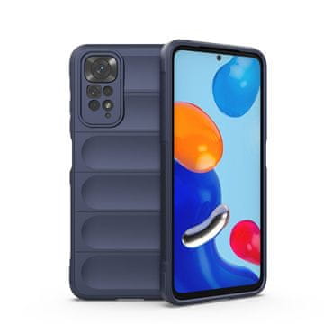 HURTEL Magic Shield etui, Xiaomi Redmi Note 11 Pro, temno moder