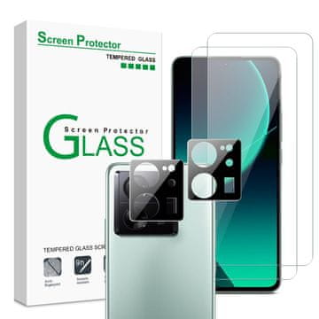 OEM Komplet 2 kaljenih stekel in 2 stekel za kamero, Xiaomi 13T