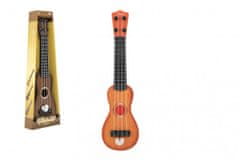 Teddies Plastična ukulele/kitara 39cm s trsalom 2 barvi