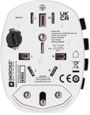 Emos P0056N potovalni adapter, bel