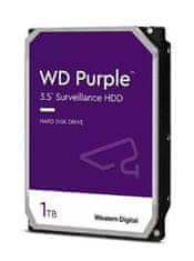 WD HDD Purple 3,5" 1TB - 5400 vrtljajev na minuto/SATA-III/64MB