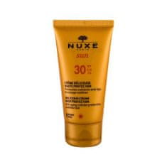 Nuxe Sun Delicious Cream SPF30 vodoodporna krema za zaščito pred soncem za obraz 50 ml unisex
