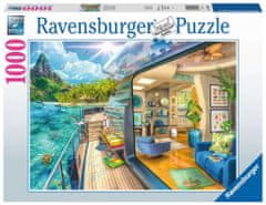 Ravensburger Tropski otok Namestitev Puzzle 1000 kosov