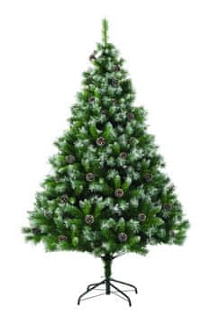  Shimmer novoletna smreka, zasnežena in s storži, 210 cm, 944 vej