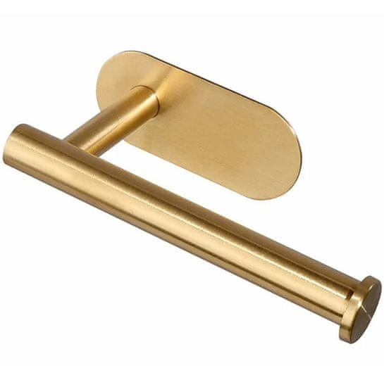 aptel Inox samolepilno 3M držalo za WC papir 17cm zlato