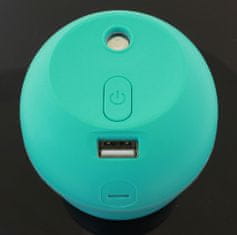 aptel LED RGB mini vlažilec zraka difuzor 220ml zelen