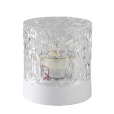 Dollcini wave Crystal namizna svetilka z upravljanjem na dotik, RGB nočna lučka z daljinskim upravljalnikom, nastavljiva osvetlitev hladne vode za spalnico