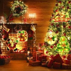 Netscroll 3-delni komplet prazničnih LED okraskov, božični izdelki, božična darila, TrioLed