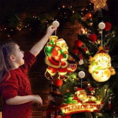Netscroll 3-delni komplet prazničnih LED okraskov, božični izdelki, božična darila, TrioLed