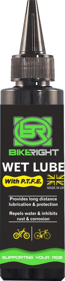 Bike Right mazivo za verigo v mokrih vremenskih pogojih, 125 ml