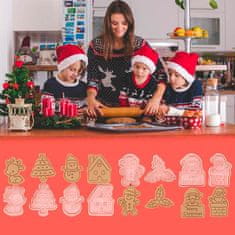 Netscroll Božični modeli za piškote (8 modelčkov), božični izdelki, božična darila, CutCookies