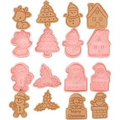 Netscroll Božični modeli za piškote (8 modelčkov), božični izdelki, božična darila, CutCookies