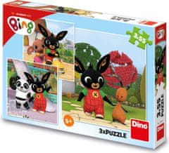 Dino Puzzle Bing igra 3x55 kosov
