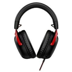 HP HyperX Cloud III gaming slušalke z mikrofonom, 7.1, žične, črne-rdeče (727A9AA)