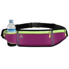Mobystyle Univerzalna športna torbica Ultimate Reflective Running Belt - vijolične barve